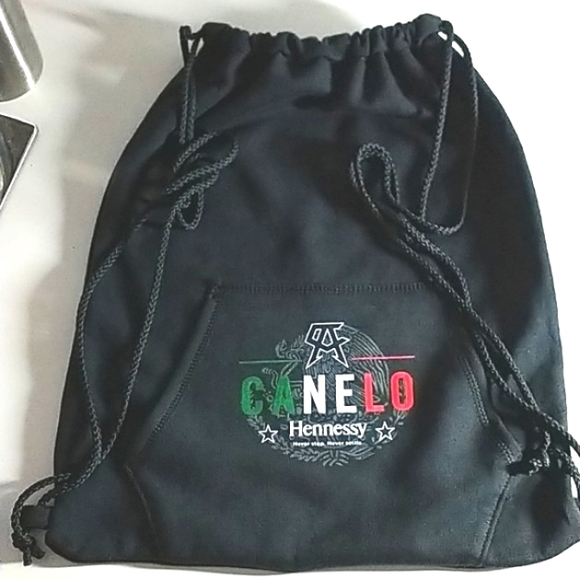 Canelo Álvarez & Hennessy Cognac Drawstring Sweatshirt Bag New - Picture 1 of 3